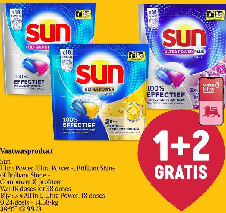 Promotie: Sun Vaatwasproduct