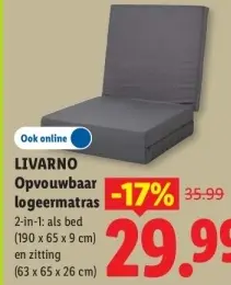 Aanbieding: Opvouwbaar logeermatras