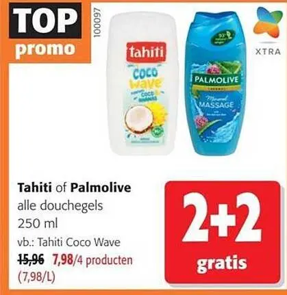 Promotie: alle douchegels