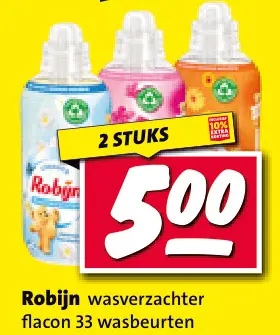 Aanbieding: Robijn wasverzachter