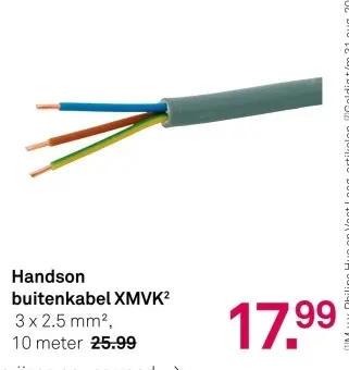 Aanbieding: Handson buitenkabel XMVK2