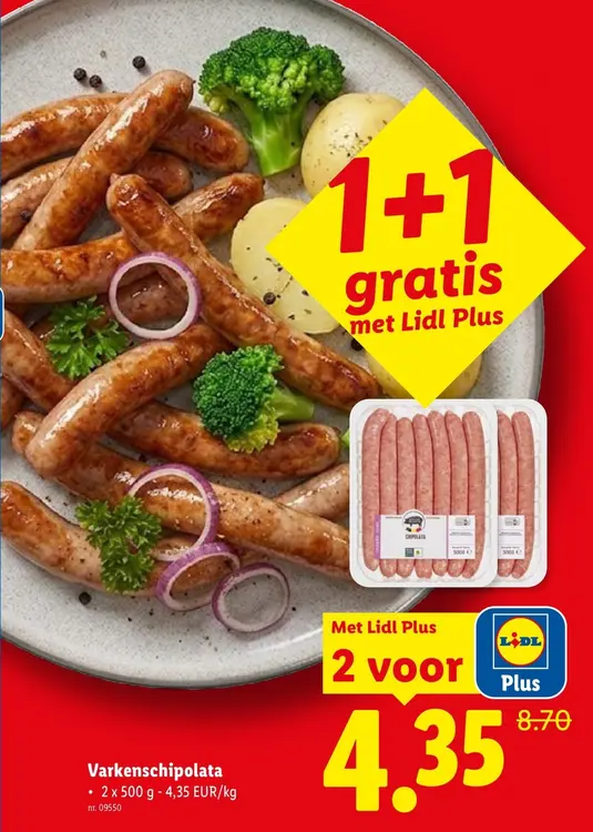 Promotie: Varkenschipolata