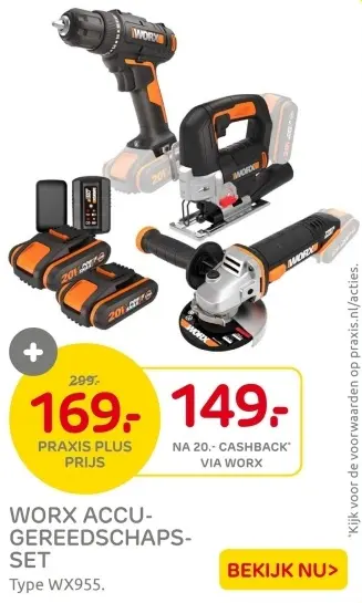 Aanbieding: Accu-gereedschaps-set