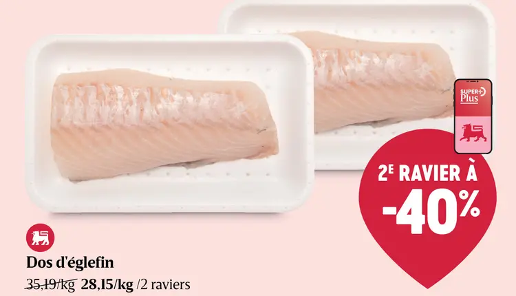 Offre: Dos d'églefin