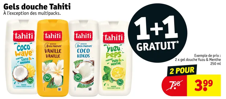 Offre: Gels douche