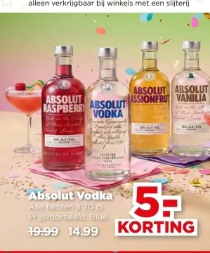 Aanbieding: Absolut Vodka