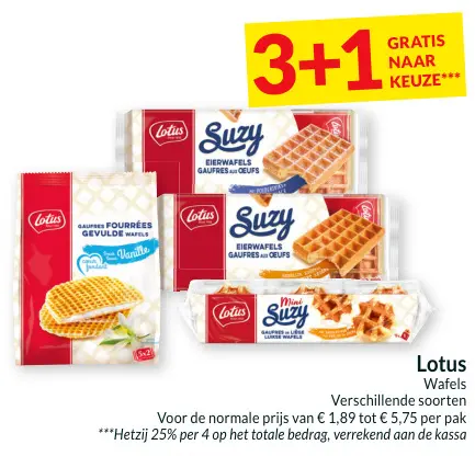 Promotie: Lotus Wafels