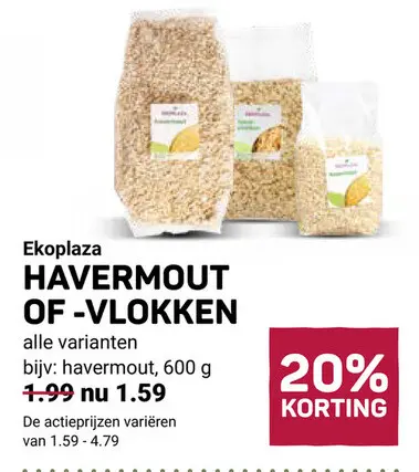 Aanbieding: Havermout of -vlokken
