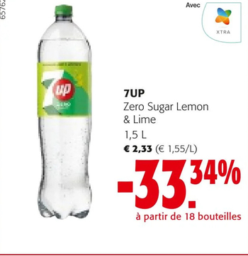 Offre: 7UP Zero Sugar Lemon & Lime