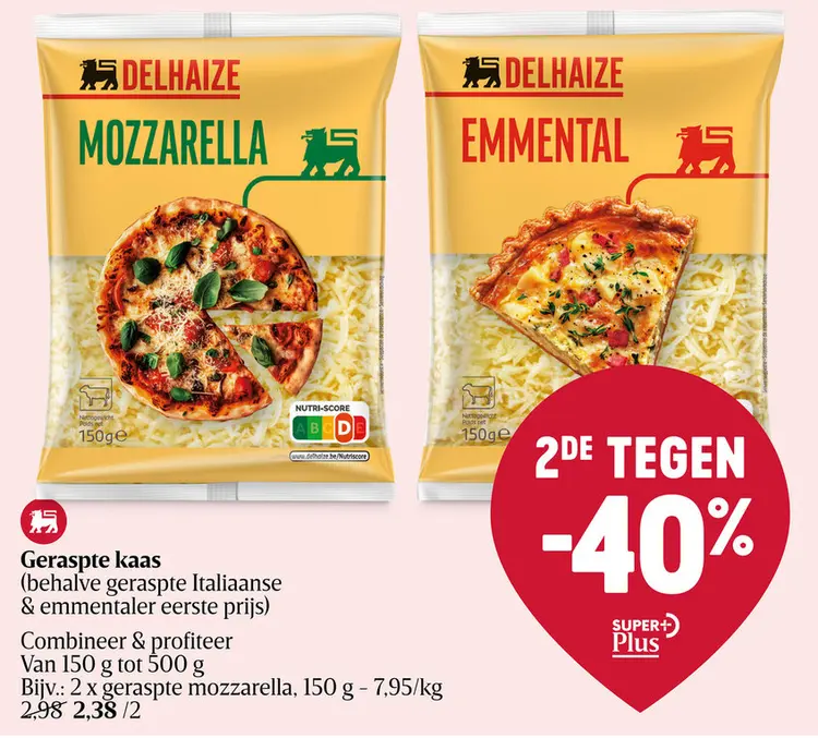 Aanbieding: Geraspte kaas
