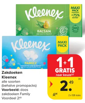Aanbieding: Zakdoeken Kleenex