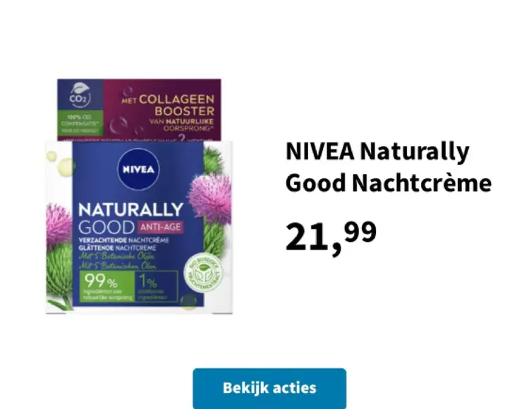 Promotie: NIVEA Naturally Good Nachtcrème
