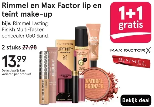 Aanbieding: Lip en teint make-up