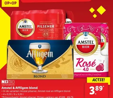 Aanbieding: Amstel & Affligem blond