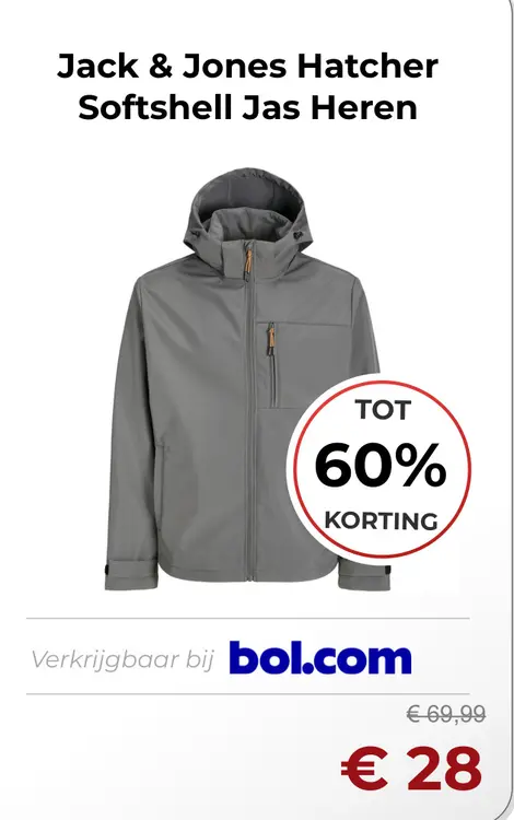 Aanbieding: Hatcher Softshell Jas