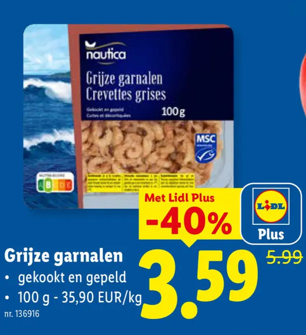 Promotie: Grijze garnalen