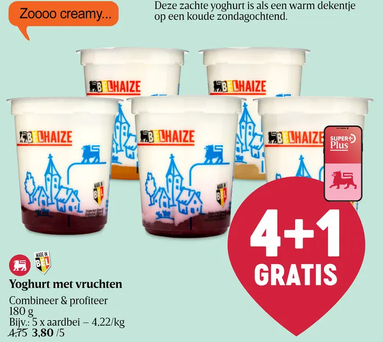 Promotie: Yoghurt met vruchten