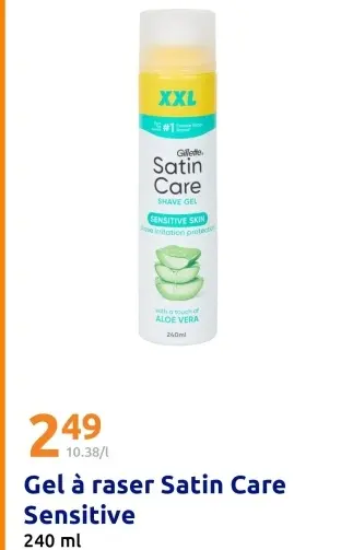 Offre: Gel à raser Satin Care Sensitive