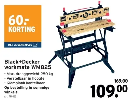 Aanbieding: Workmate WM825