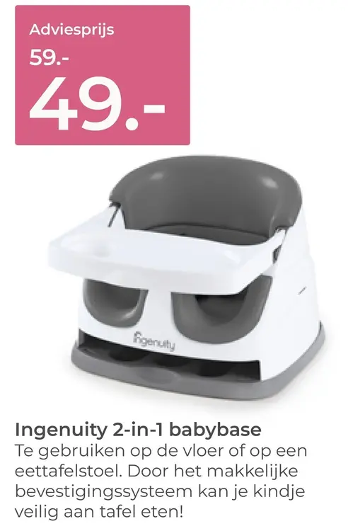 Aanbieding: Ingenuity 2-in-1 babybase