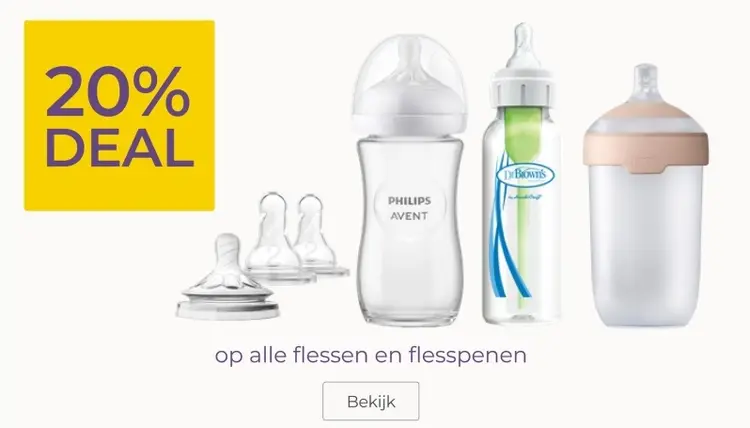 Aanbieding: Alle flessen en flesspenen
