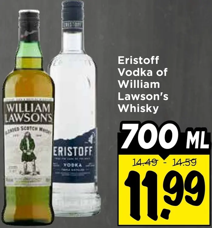 Aanbieding: Vodka of Whisky