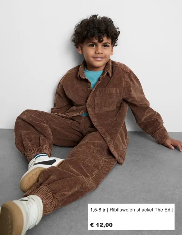 Aanbieding: Ribfluwelen shacket The Edit