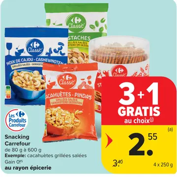 Offre: Snacking Carrefour