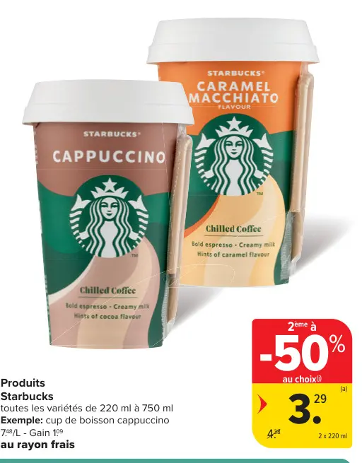 Offre: Starbucks Chilled Coffee