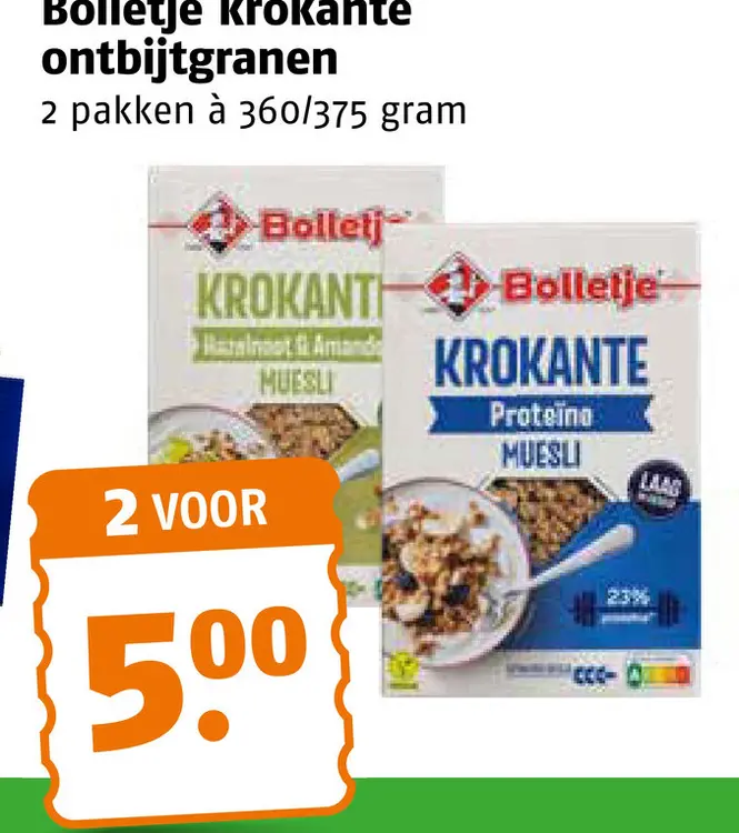 Aanbieding: Bolletje krokante ontbijtgranen