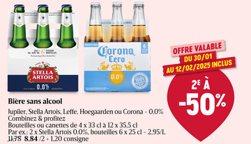 Offre: Bière sans alcool