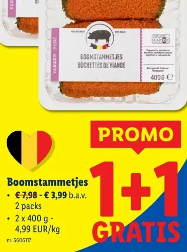 Promotie: Boomstammetjes