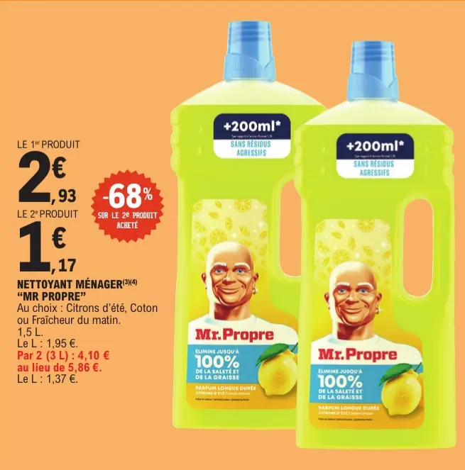 Offre: Nettoyant ménager