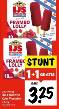 Aanbieding: De Friesche Koe Frambo Lolly