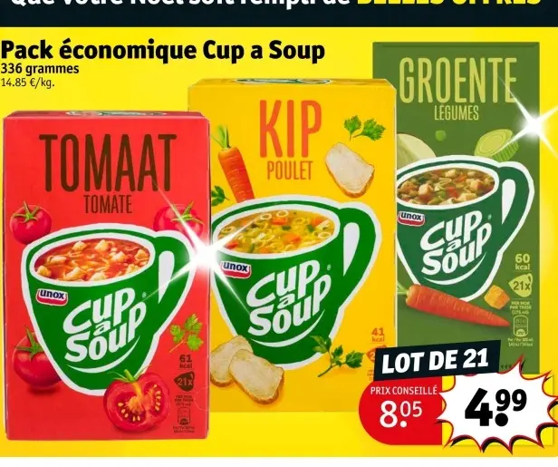 Offre: Pack économique Cup a Soup