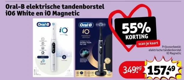 Aanbieding: Elektrische tandenborstel iO6 White en iO Magnetic