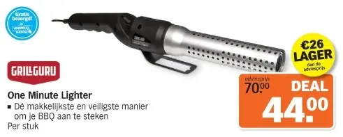 Aanbieding: One Minute Lighter