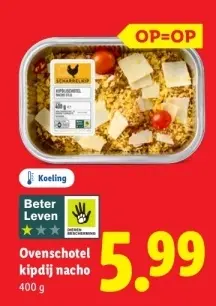 Aanbieding: Ovenschotel kipdij nacho