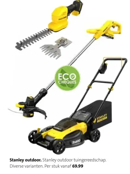 Promotie: Stanley outdoor tuingereedschap