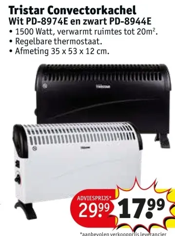 Promotie: Convectorkachel