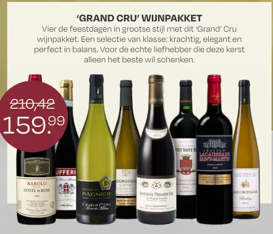 Promotie: 'Grand Cru' Wijnpakket