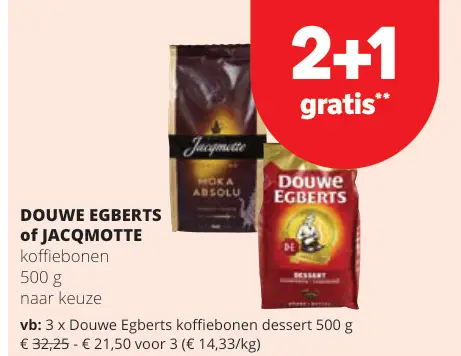 Promotie: Koffiebonen