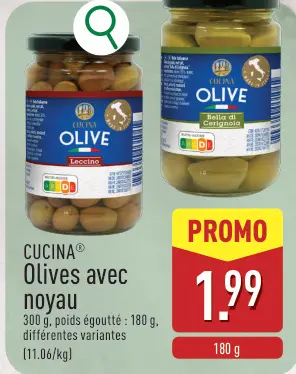 Offre: Olives avec noyau