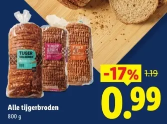 Aanbieding: Tijgerbroden