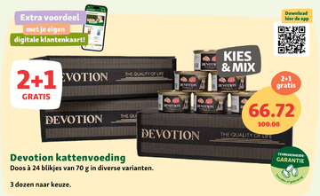 Aanbieding: Devotion kattenvoeding