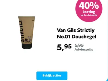 Aanbieding: Van Gils Strictly No.01 Douchegel