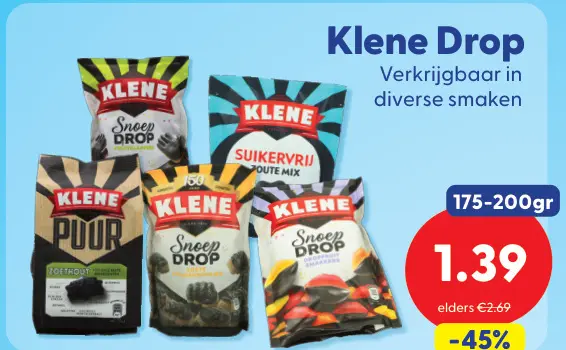 Aanbieding: Klene Drop