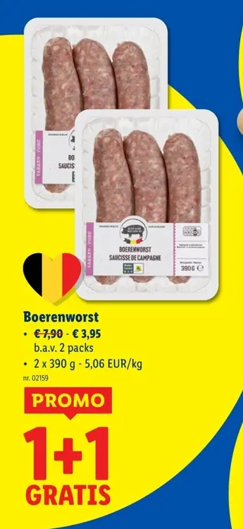 Promotie: Boerenworst