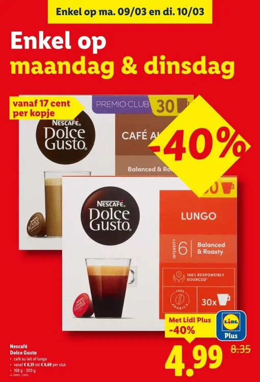 Promotie: Dolce Gusto