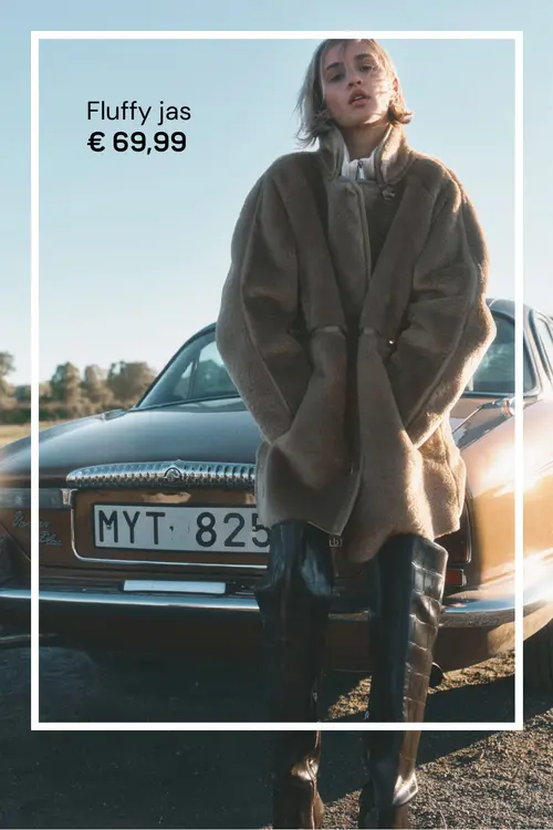 Aanbieding: Fluffy jas
